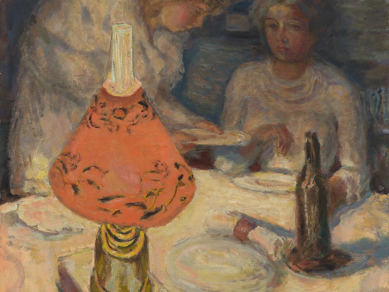 Pierre Bonnard - L'abat-jour orangé