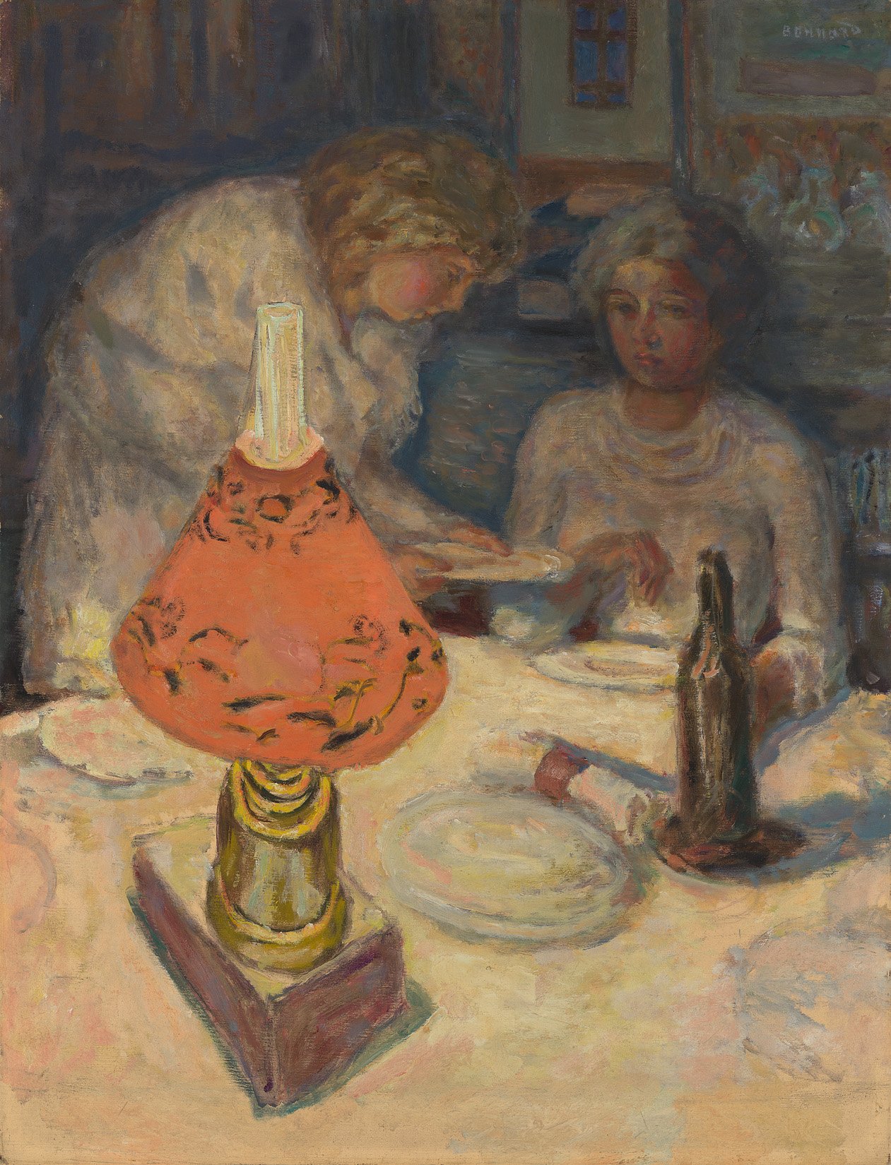 Pierre Bonnard - L'abat-jour orangé
