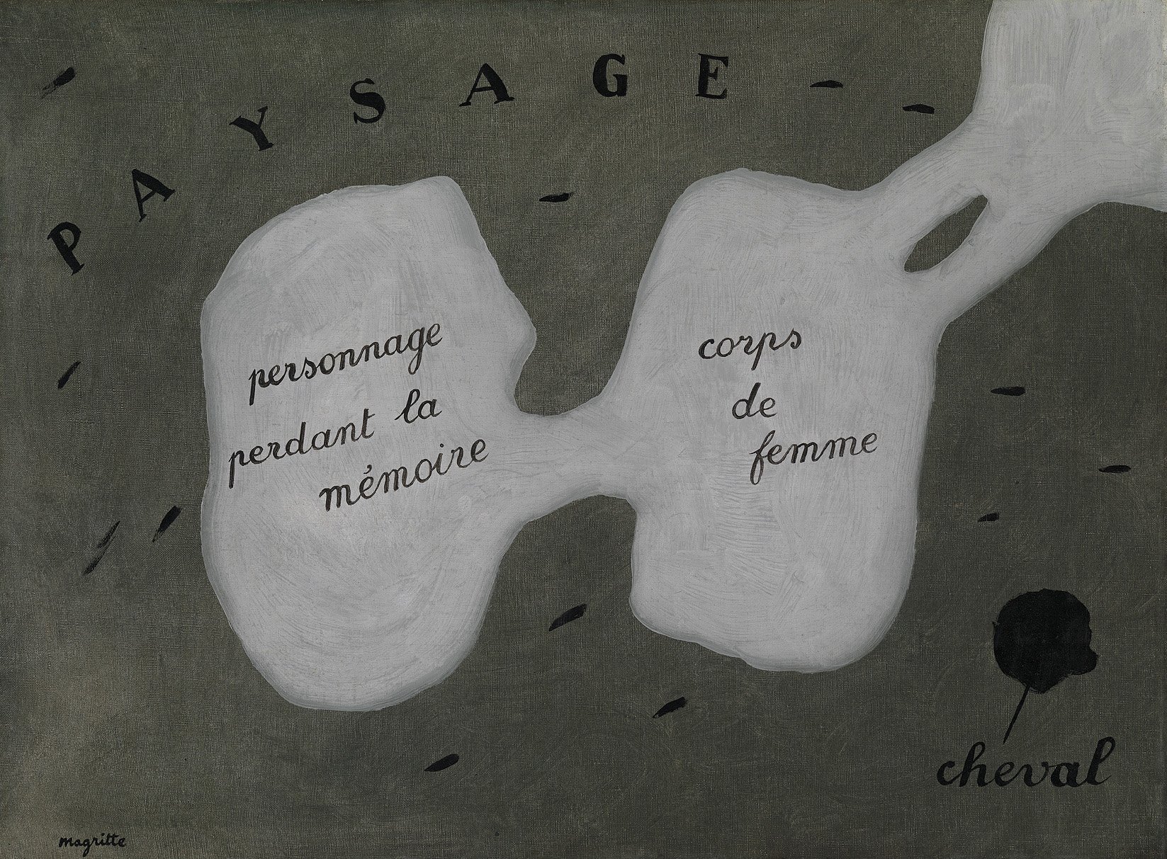 René Magritte - Le monde perdu