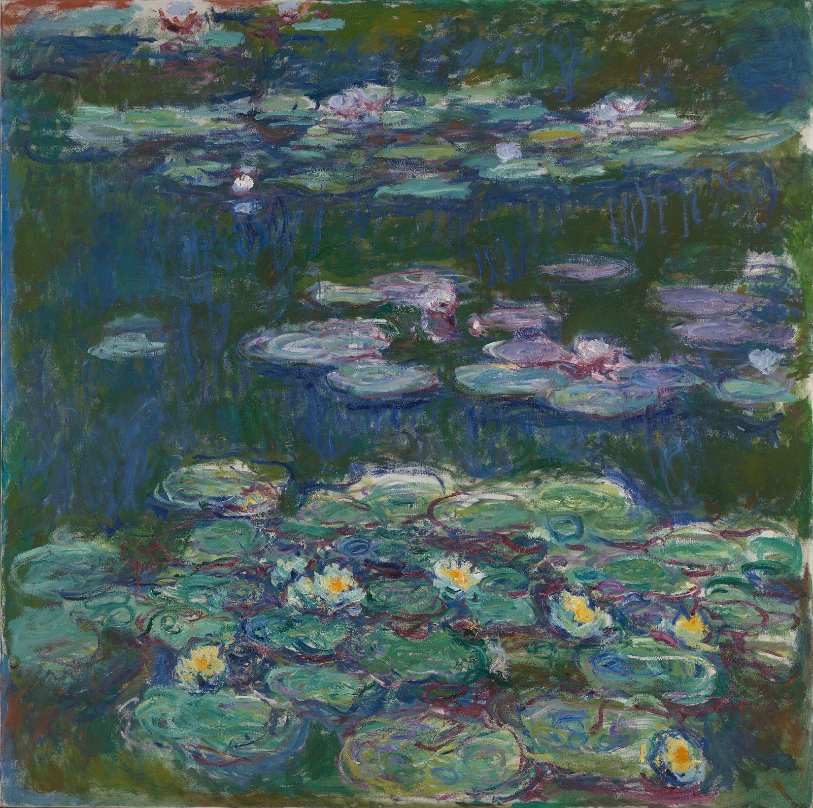 Claude Monet - Nymphéas blancs et jaunes