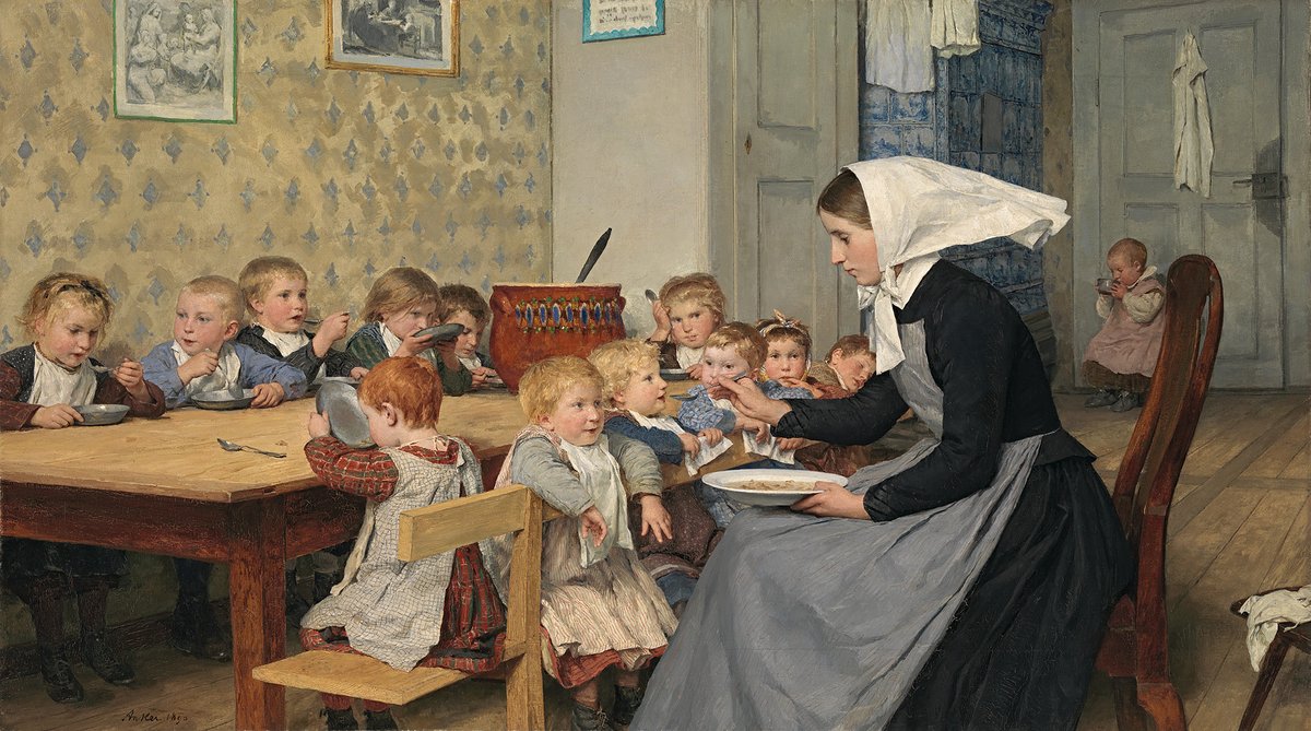 Albert Anker – Die Kinderkrippe