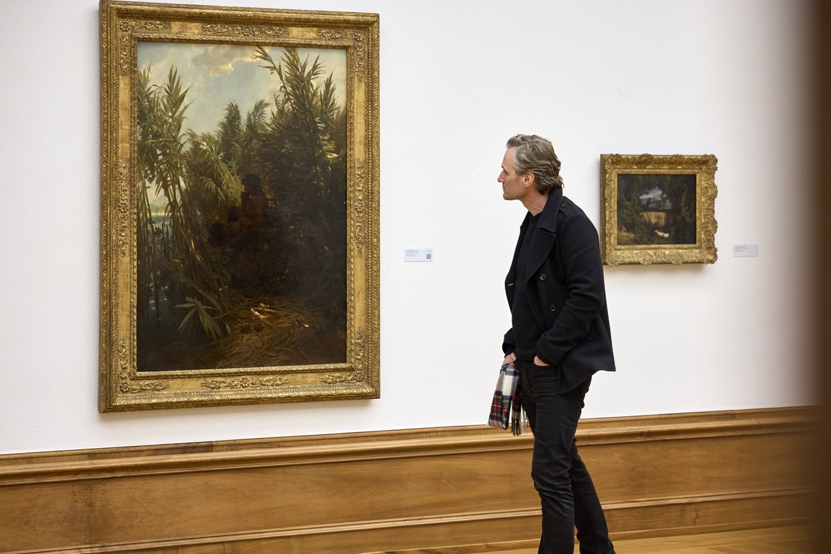 Arnold Böcklin: Pan im Schilf, um 1856/1857. Stiftung Oskar Reinhart. Foto: Lea Reutimann