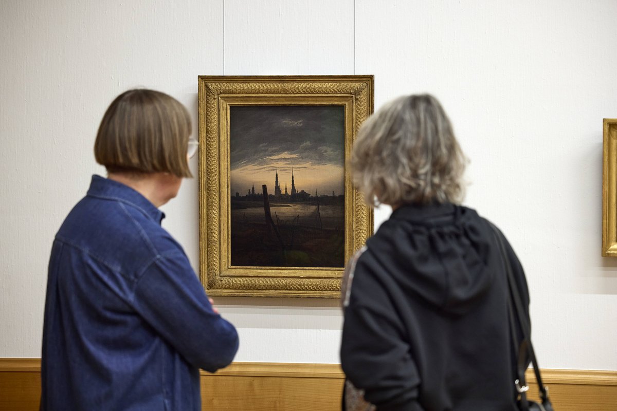 Caspar David Friedrich: Stadt bei Monadaufgang, um 1817. Stiftung Oskar Reinhart. Foto: Lea Reutimann