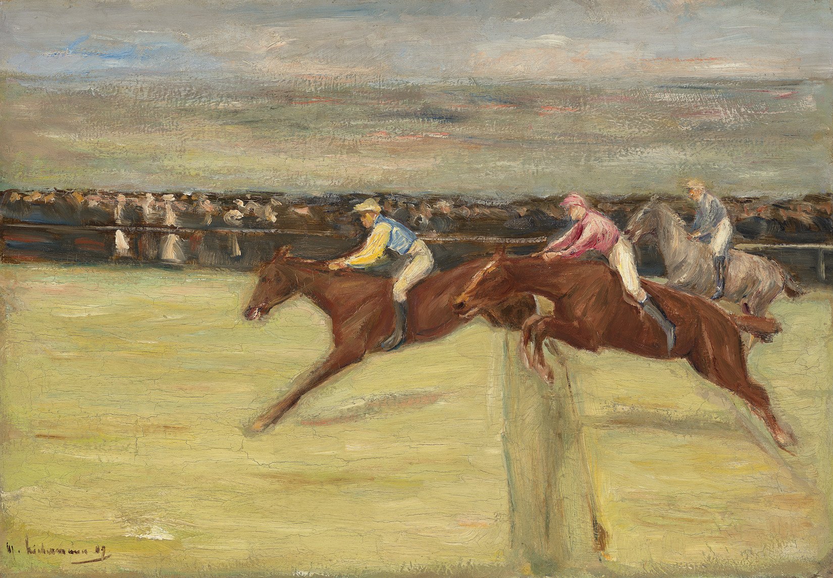 Max Liebermann - Pferderennen in den Cascinen