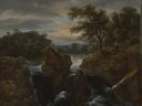 Jacob Isaacksz. van Ruisdael - Landschaft mit Wasserfall