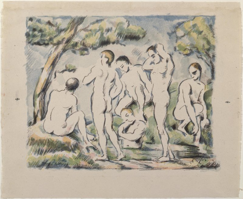 cézanne - baigneuse