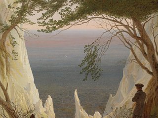 Caspar David Friedrich - Kreidefelsen auf Rügen
