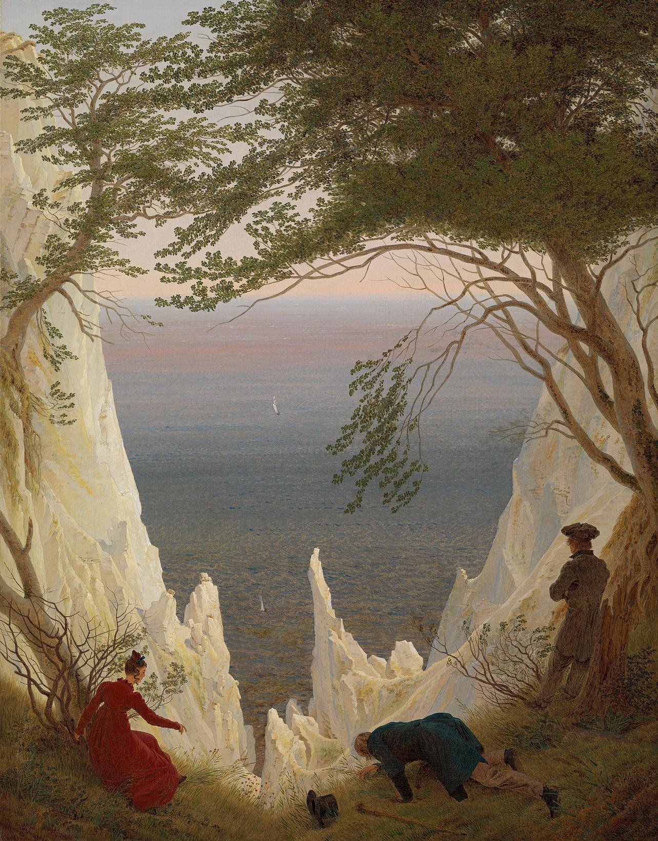 Caspar David Friedrich - Kreidefelsen auf Rügen